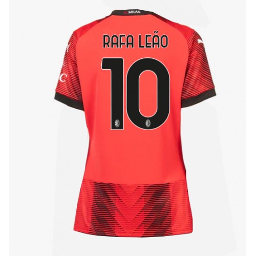 AC Milan Rafael Leao #10 Domaci Dres za Ženska 2023-24 Kratak Rukav